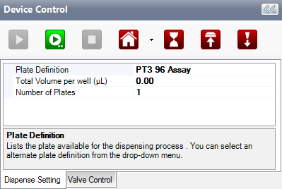 Device Control Panel